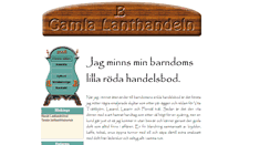 Desktop Screenshot of gamlalanthandel.se